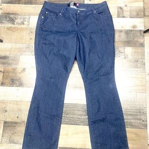 Torrid Denim Stretch Dark Blue Jeans High Rise Bootcut womens Size 16 Regular
